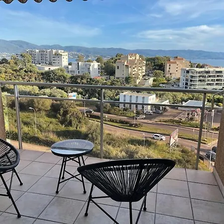 T3 A Louer Vue Mer Ajaccio شقة أجاكسيو